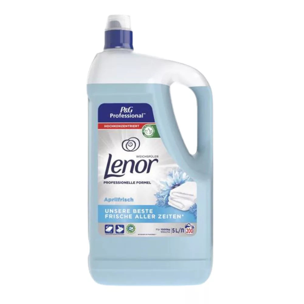 Lenor Professional Öblítő – Áprilisi Frissesség, 5L – Hosszantartó Illat és Puha Ruhák