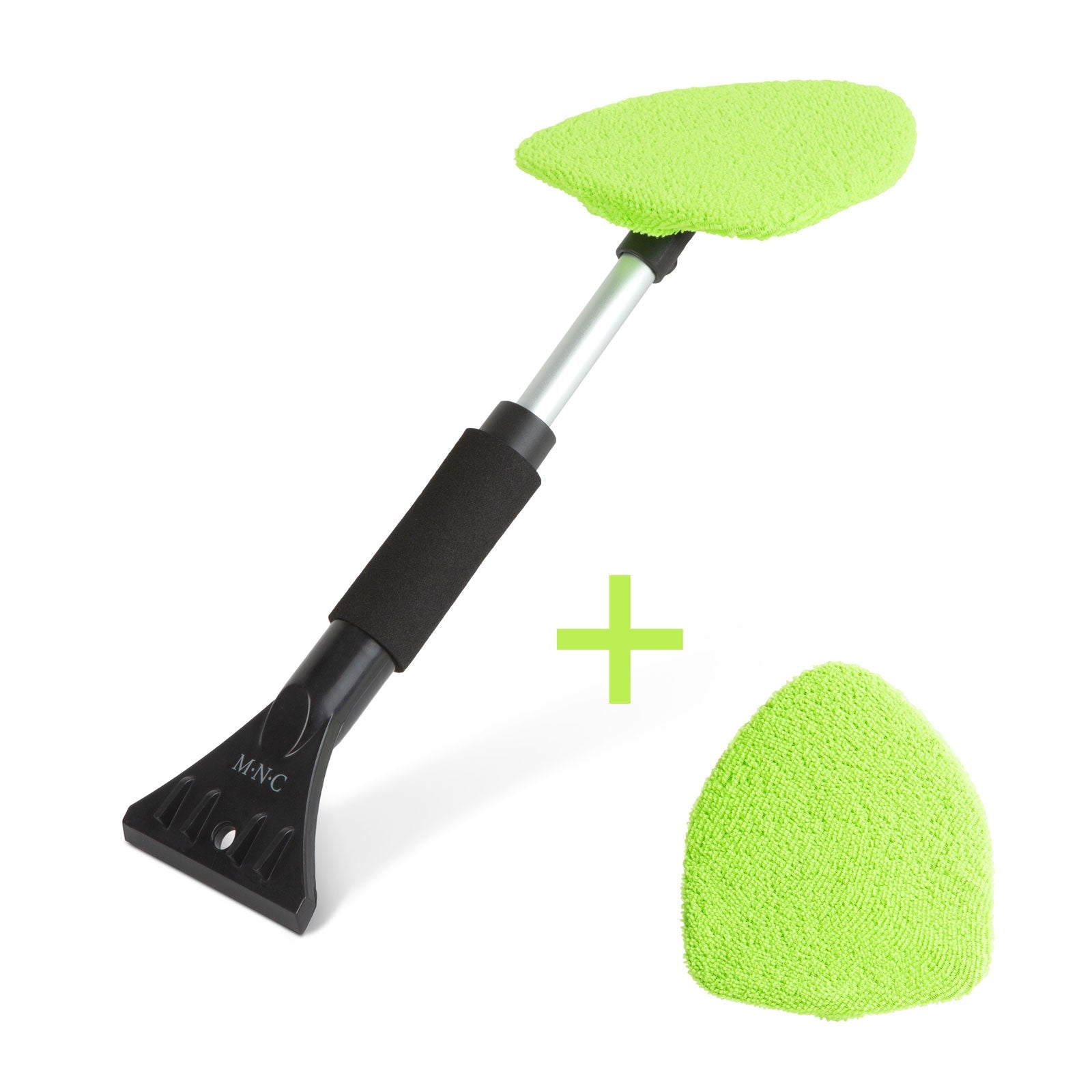 2 az 1-ben Autós Ablaktisztító – Páratörlővel és Jégkaparóval