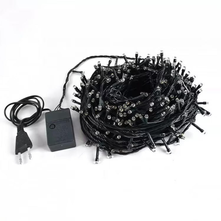 100 LED-es karácsonyfa izzósor, hidegfehér