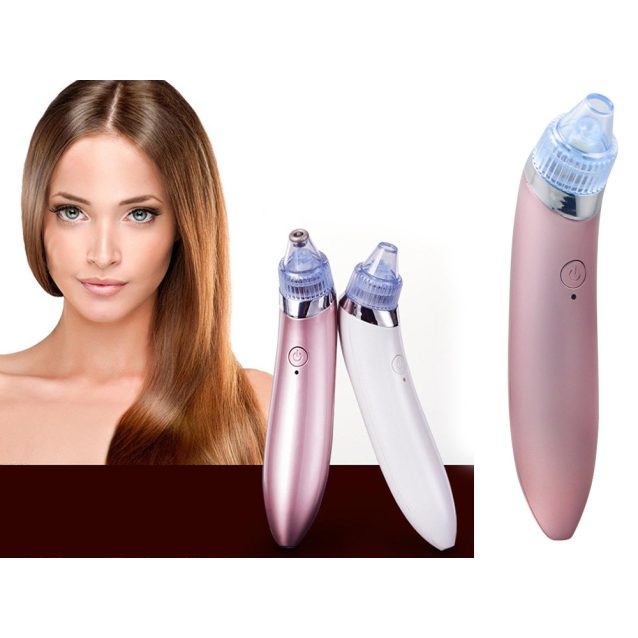 Bőrfeszesítő, mitesszer eltávolító eszköz 4 különböző fejjel