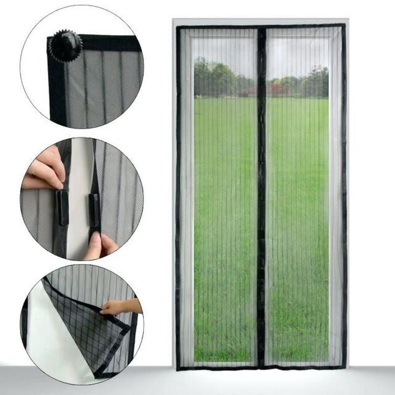 Magic Mesh Mágneses Szúnyogháló Függöny Ajtóra (100x210)