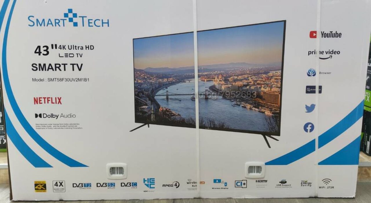 43" inches 4K Ultra HD Smart TV