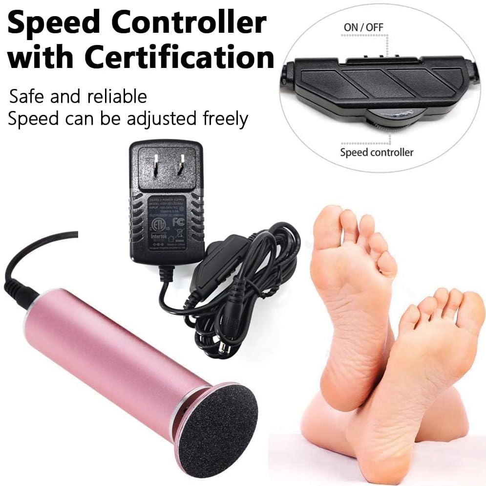 Elektromos Sarokreszelő és Bőrkeményedés-eltávolító – Állítható Sebességgel, Professzionális Pedikűr Eszköz Cserélhető Csiszolókorongokkal