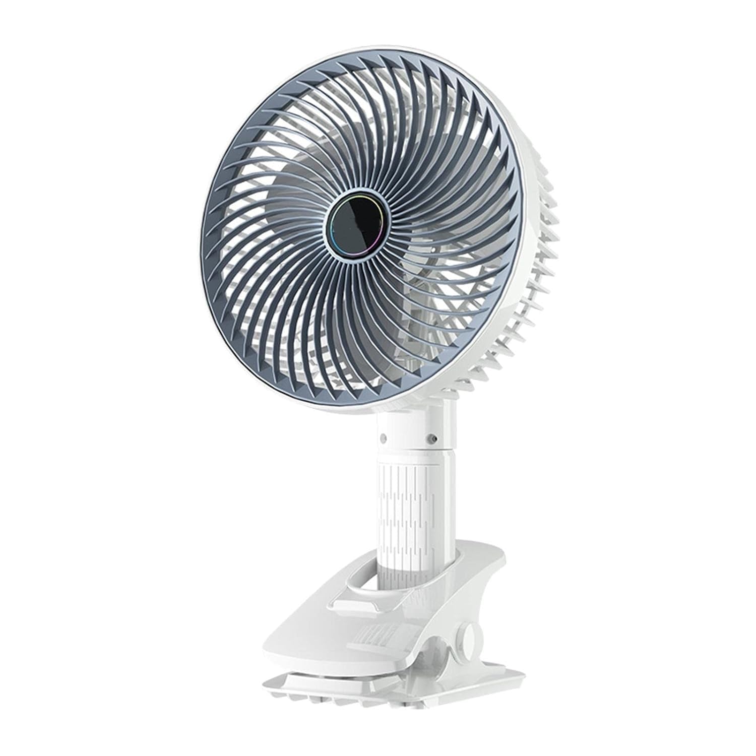 Hordozható mini ventilátor – USB-s, 3 fokozatú, 720°-ban állítható, csíptethető és kézben tartható