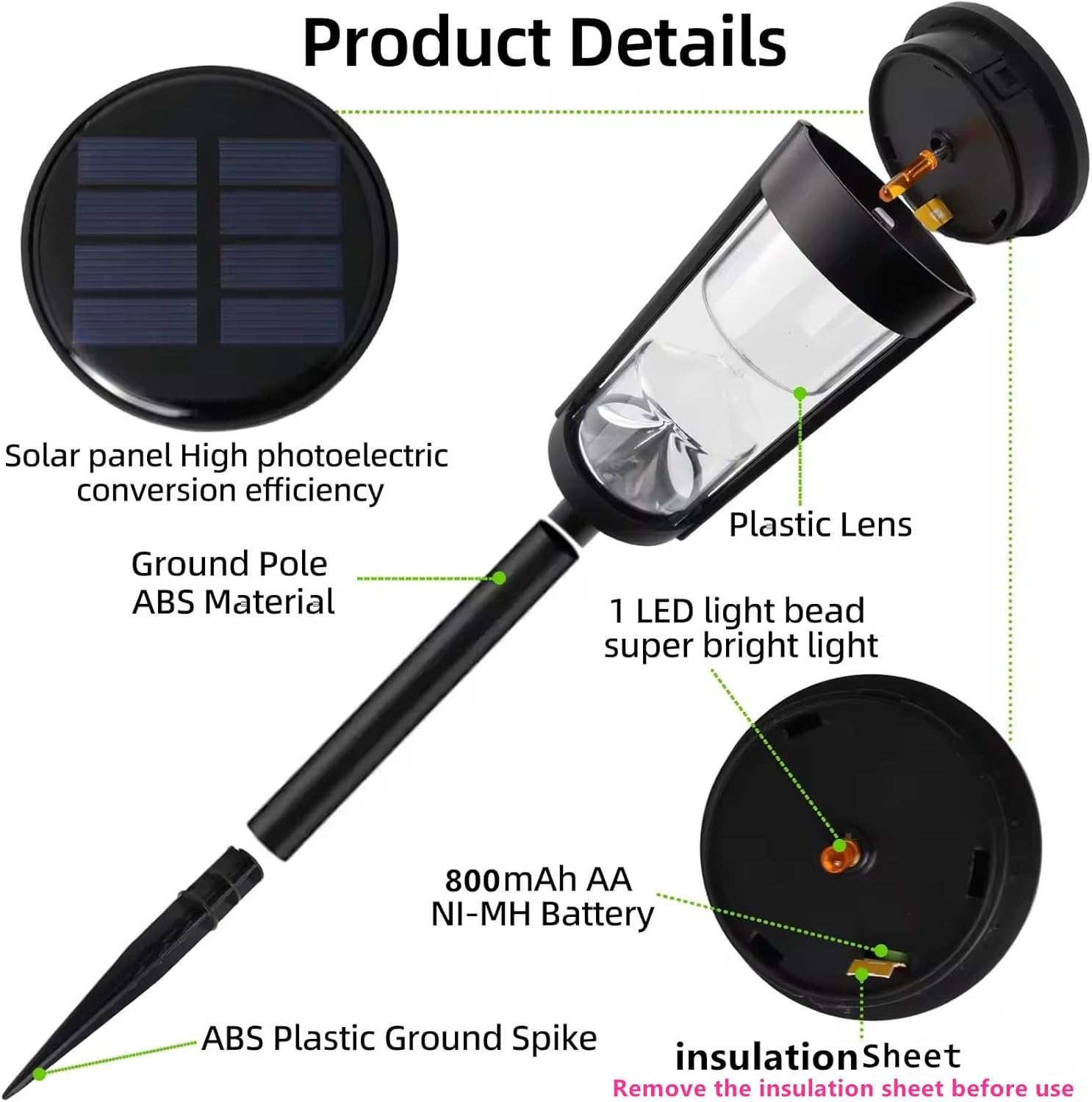 Napelemes Homokóra LED Kerti Lámpa – Dekoratív Kültéri Világítás 4db Szett
