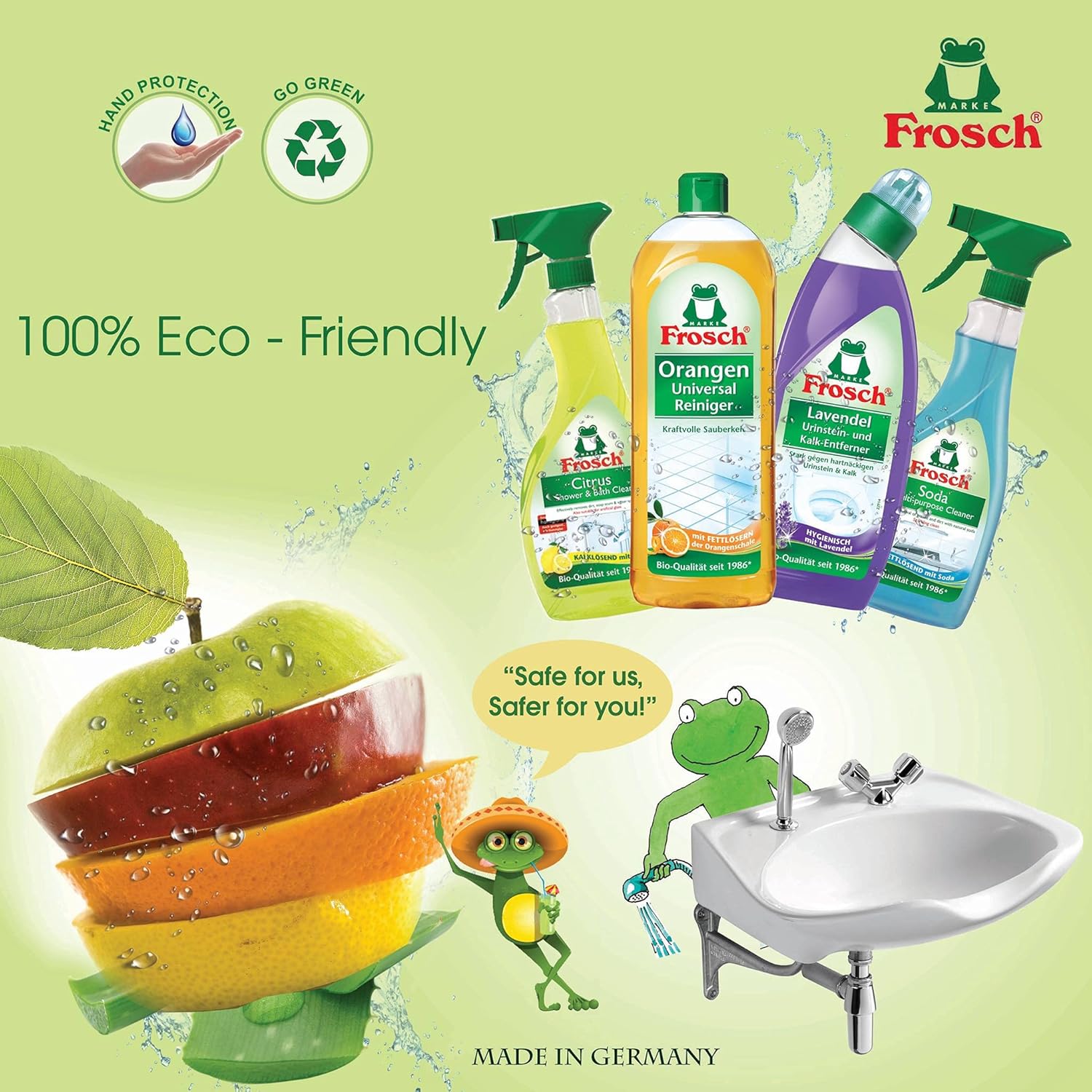 Frosch Vinegar Általános Tisztítószer – Természetes tisztaság a konyhában és fürdőszobában