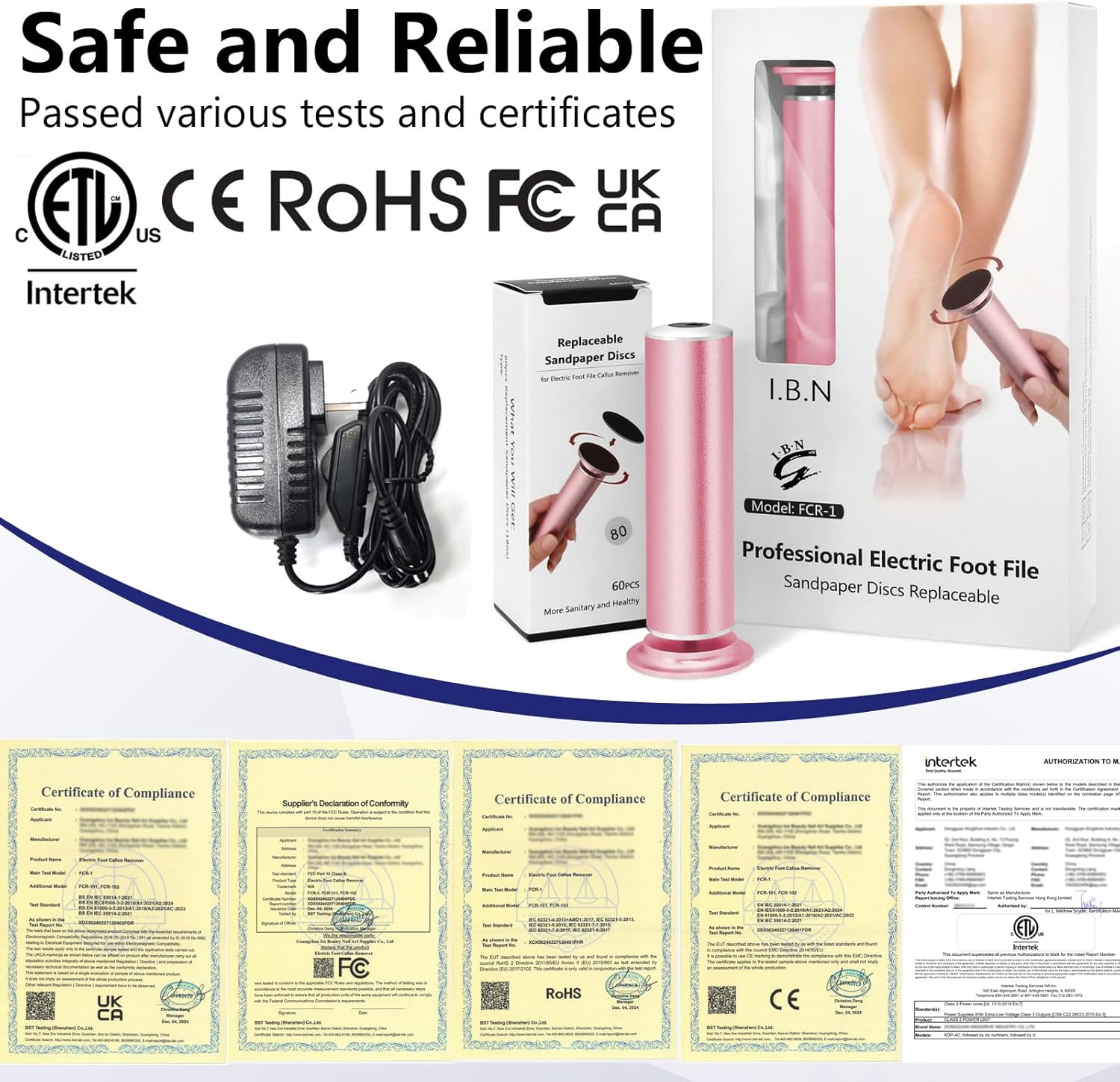 Elektromos Sarokreszelő és Bőrkeményedés-eltávolító – Állítható Sebességgel, Professzionális Pedikűr Eszköz Cserélhető Csiszolókorongokkal