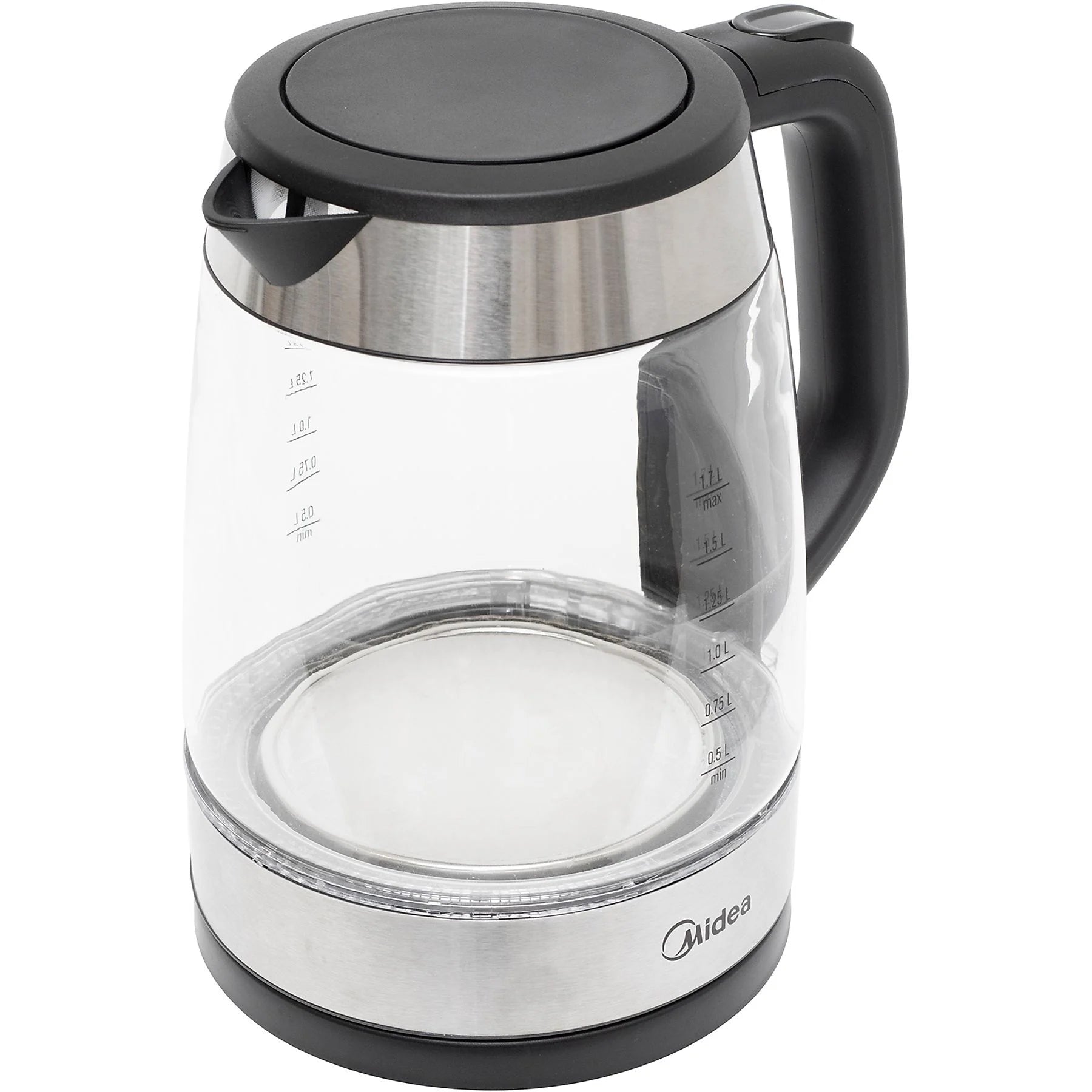 Midea MK-17G03A2 Üveg Vízforraló – 1.7 L, 1850–2200 W, LED világítás