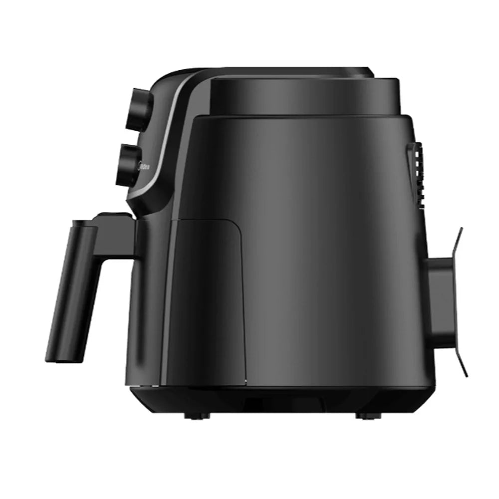 Midea MF-TN35D Air Fryer – Tekerőgombos Forrólevegős Sütő, 1500 W, 3.5 L, Fekete