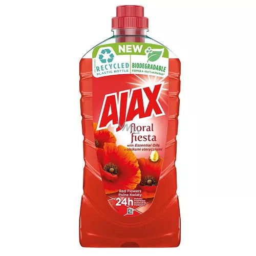 AJAX Floral Fiesta Red Flowers Folyékony Háztartási Tisztítószer 1L