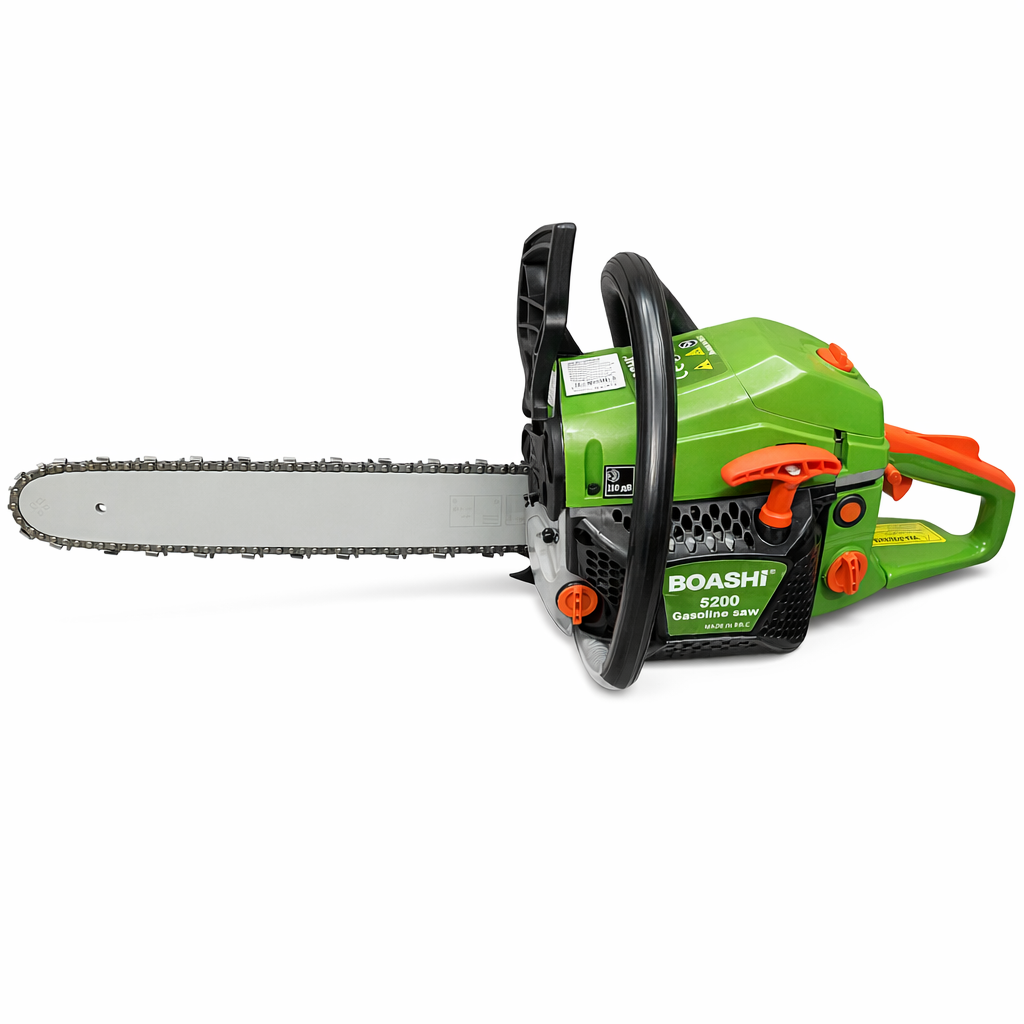 BOASHI 5200 Benzines Fűrész – Kerti favágáshoz
