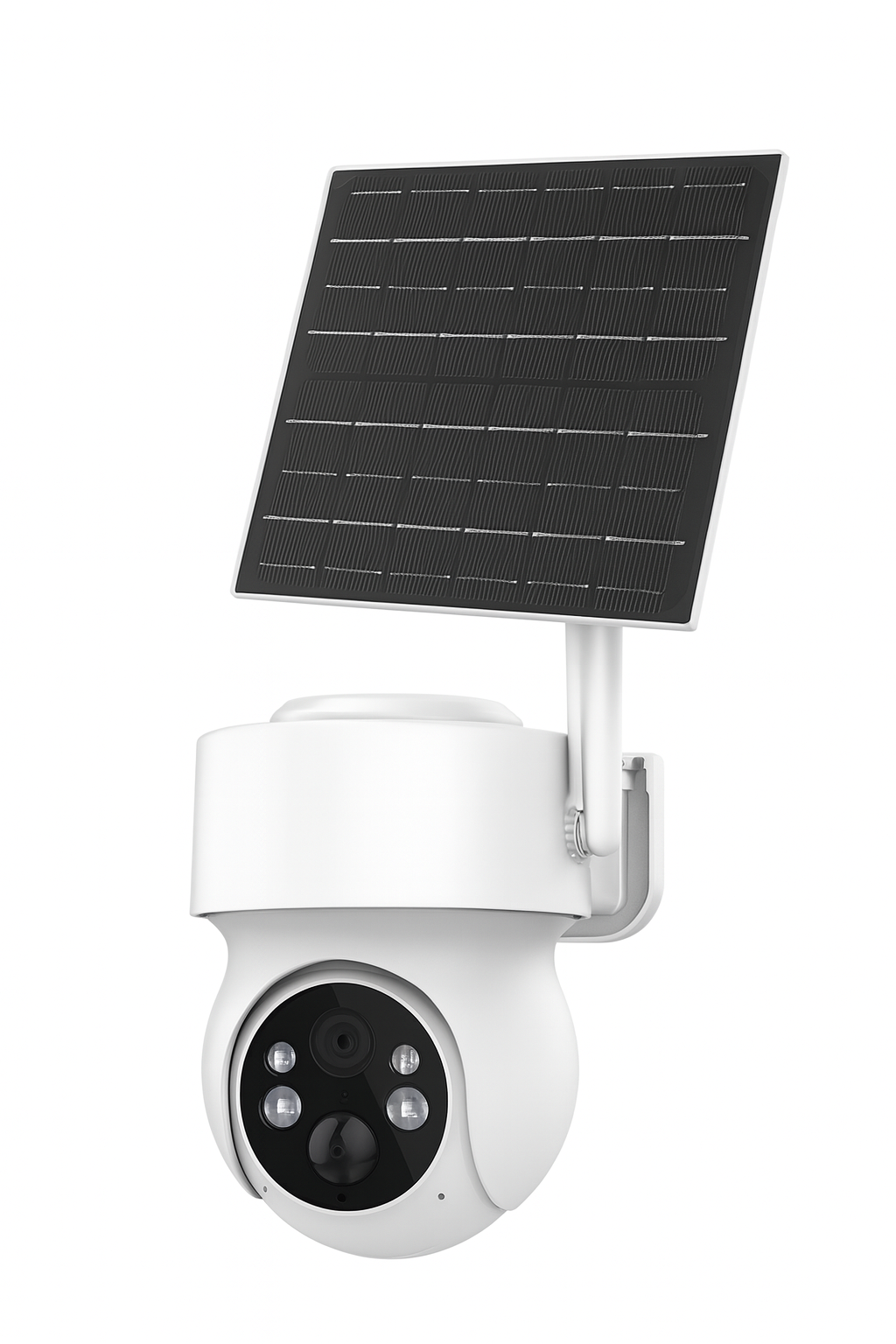 Napelemes 4G Kültéri WiFi IP Kamera 6x Digitális Zoommal – Fehér (TQ1-GK2/GK4)