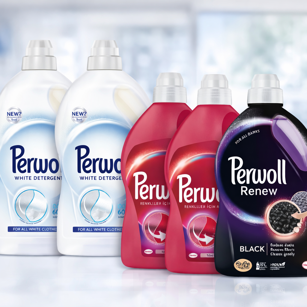 Perwoll Prémium Mosógél Csomag – White + Color + Black