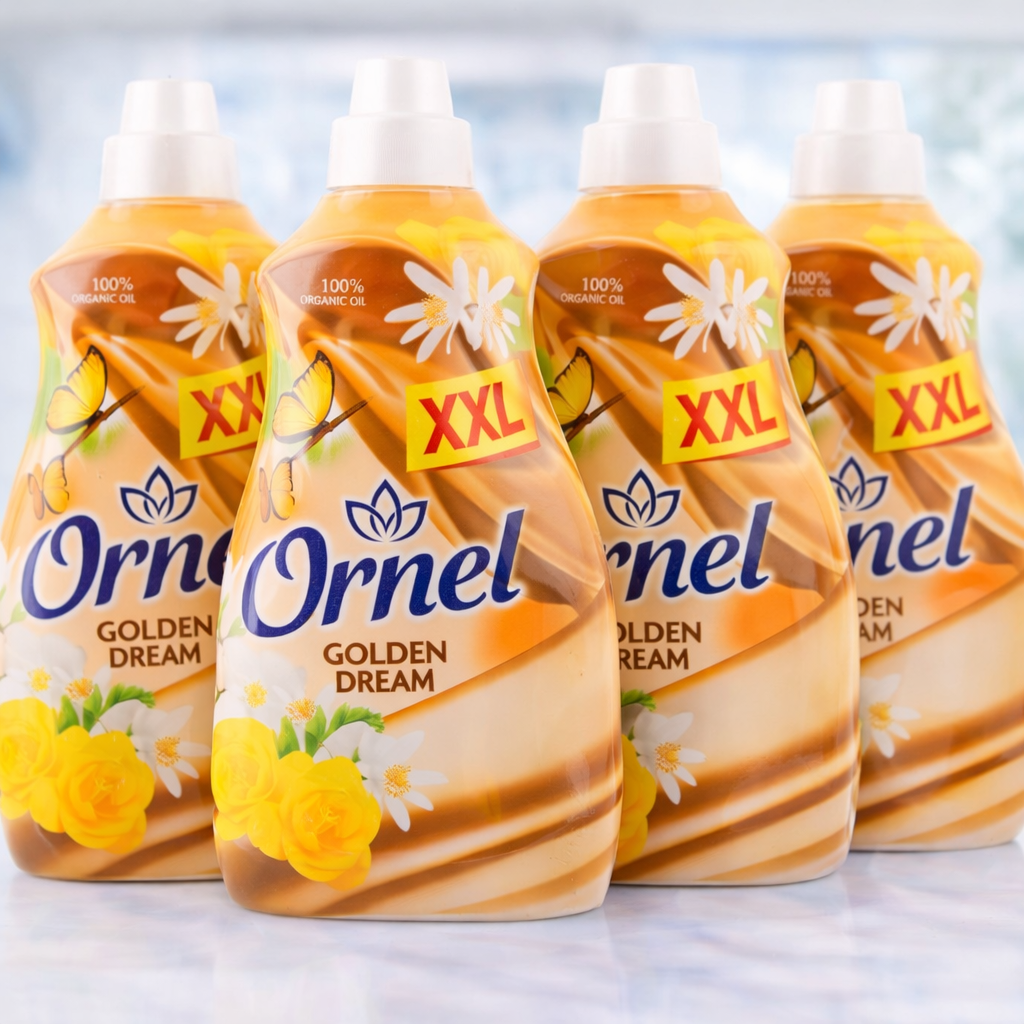 Ornel Golden Dream XXL Öblítő Csomag – 4 db, Hosszan Tartó Illattal