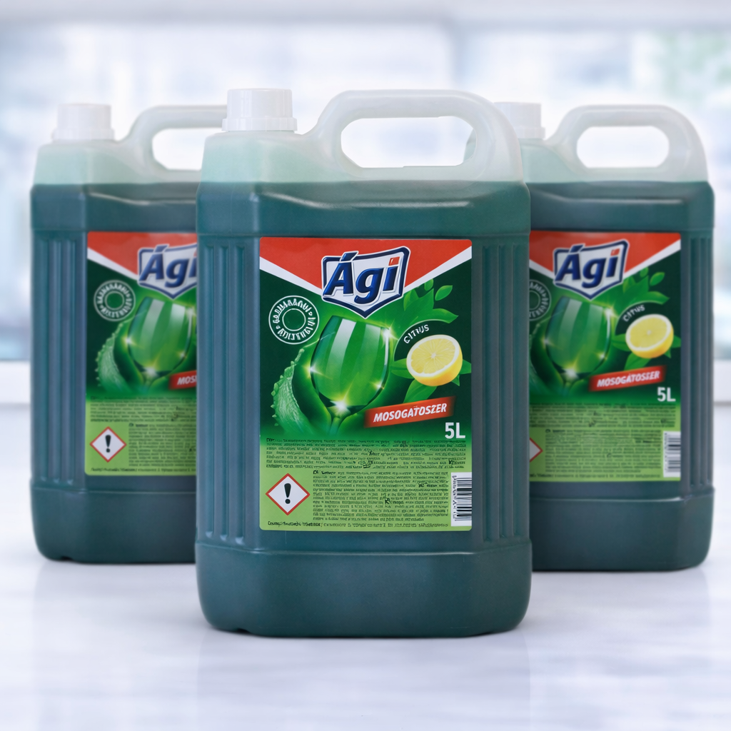 Ági Citrus Mosogatószer 5L Nagykiszerelés – 3 db Gazdaságos Csomag