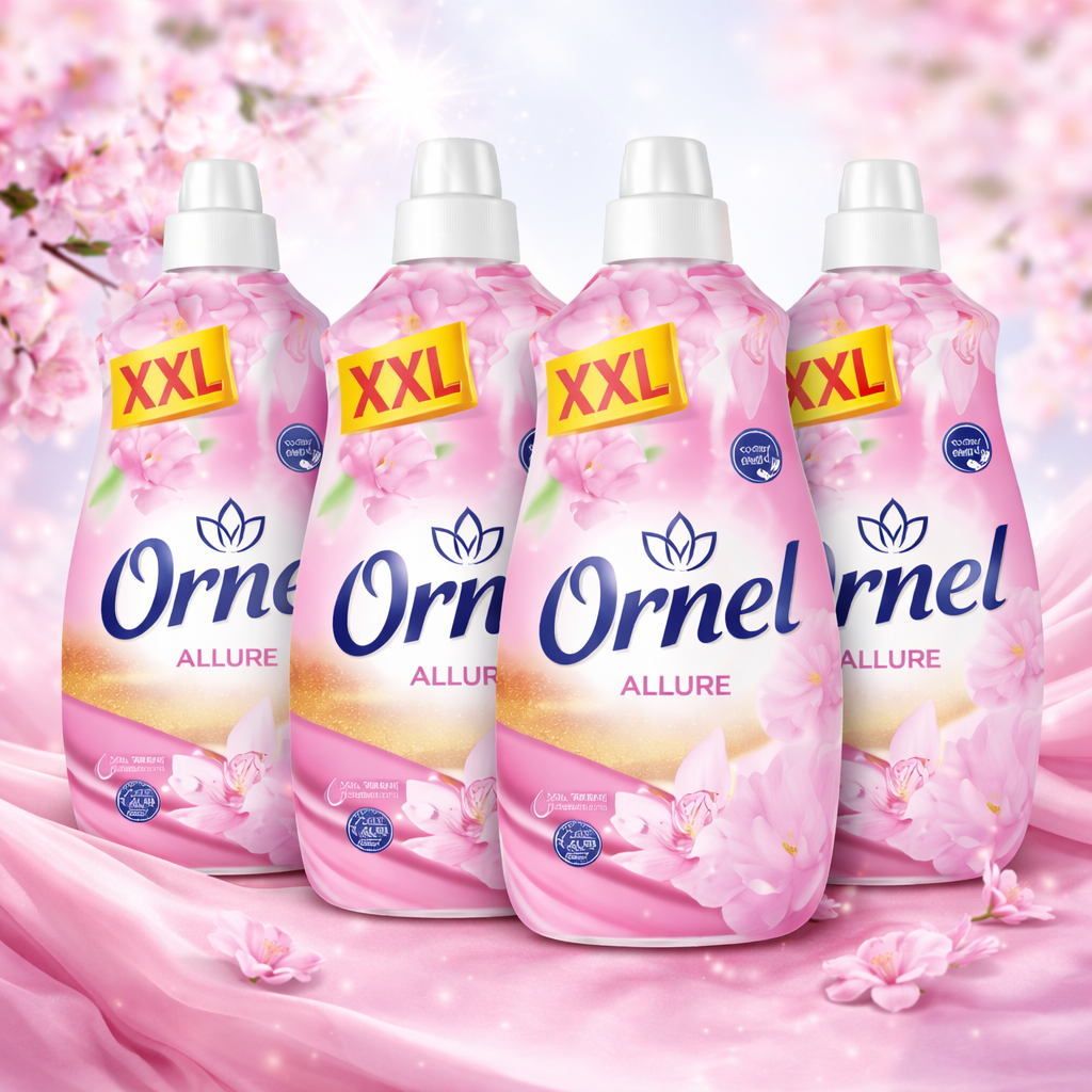 Ornel Allure XXL Öblítő 2,4L – 4 db-os Prémium Illat Csomag