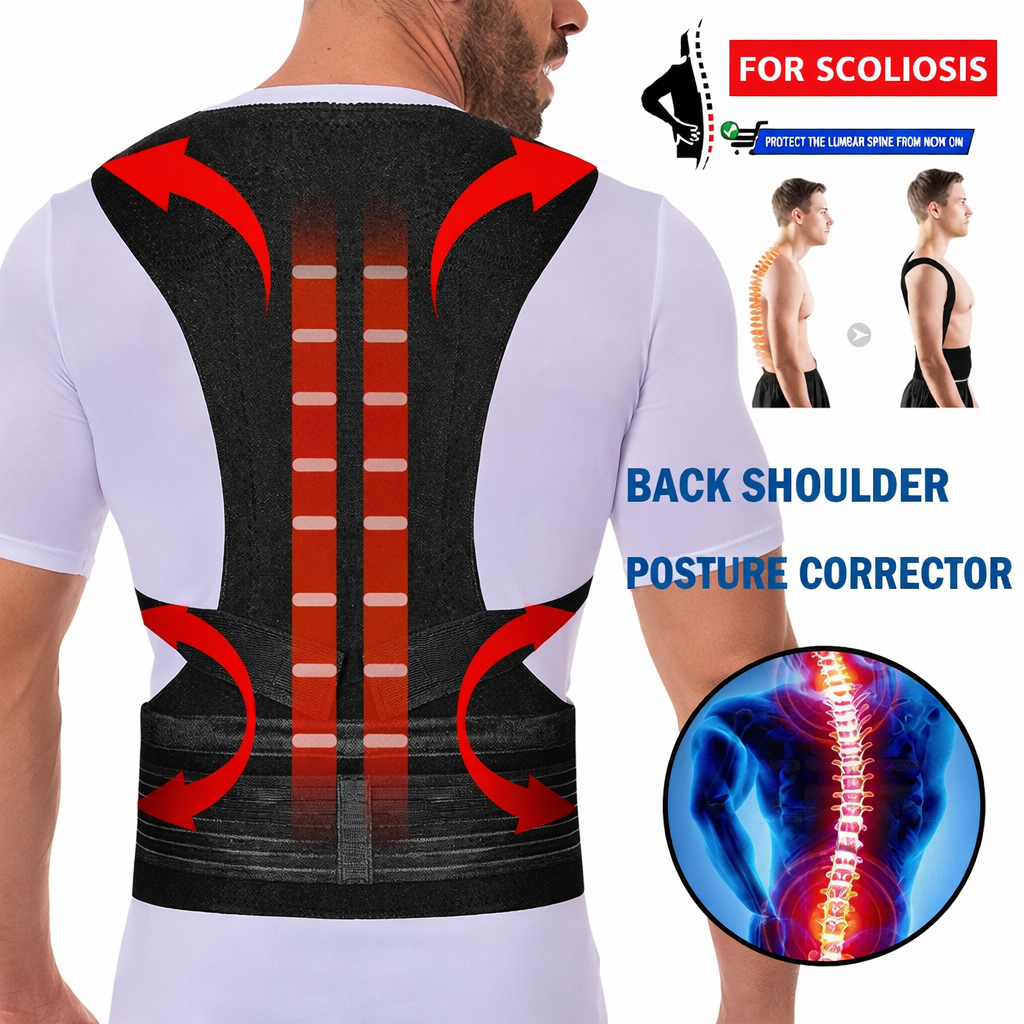 Állítható Tartásjavító Mellény – Hát- és Válltámasz, Diszkrét Kivitel