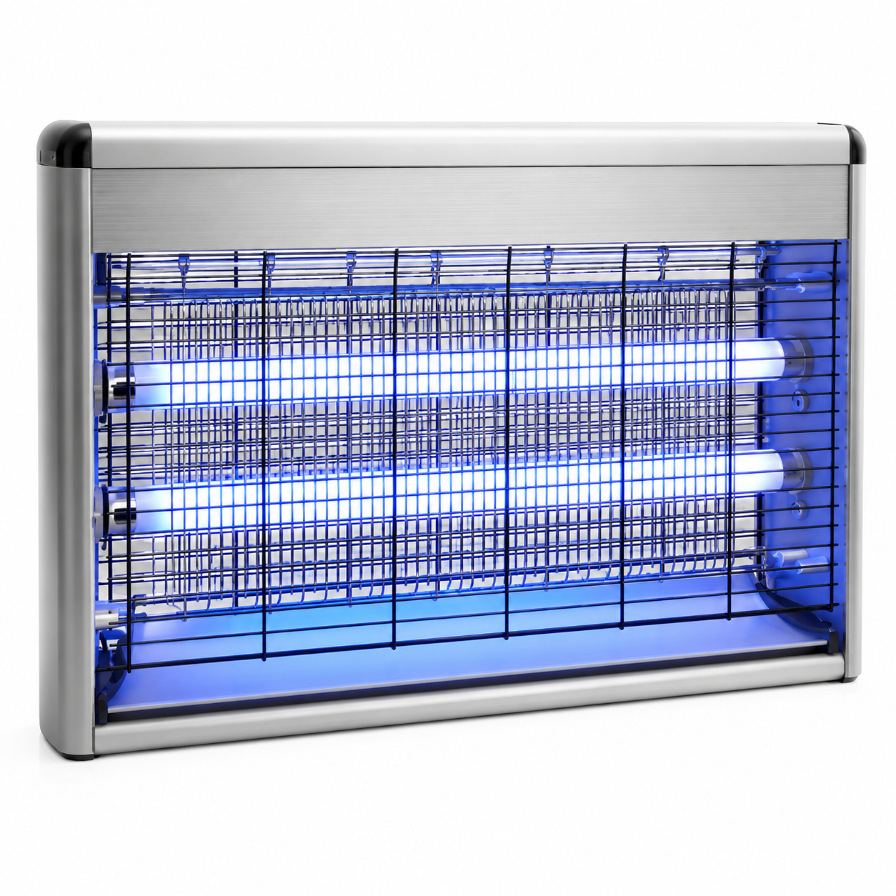 Elektromos UV rovarcsapda két fénycsővel, fémházas kivitel 60w