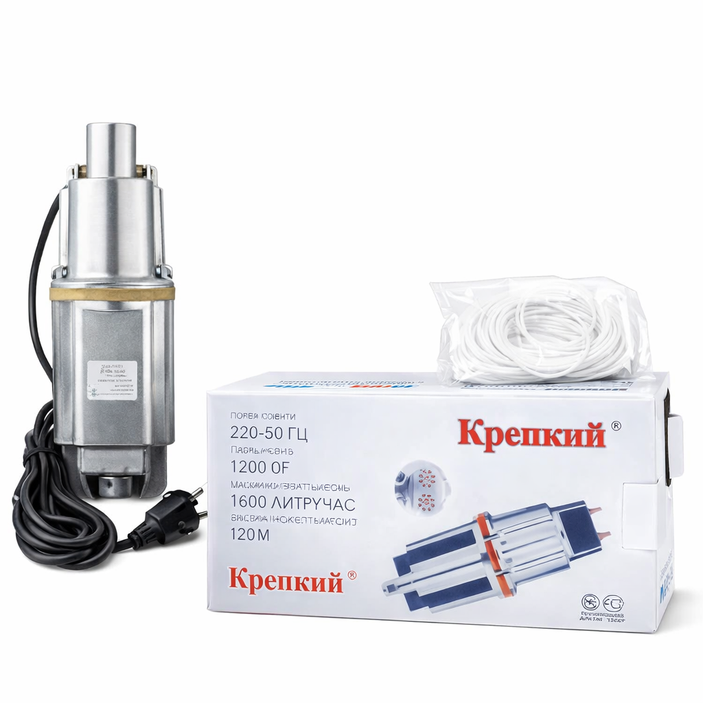 Krepkij VMP400 Dupla Csatlakozású 1200W Mélykúti Rezgő Búvárszivattyú