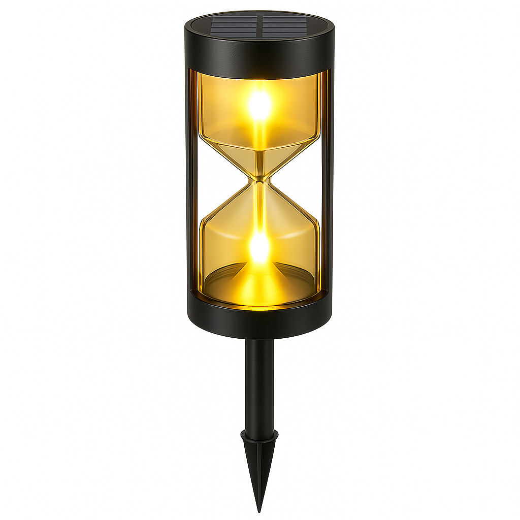 Napelemes Homokóra LED Kerti Lámpa – Dekoratív Kültéri Világítás 4db Szett