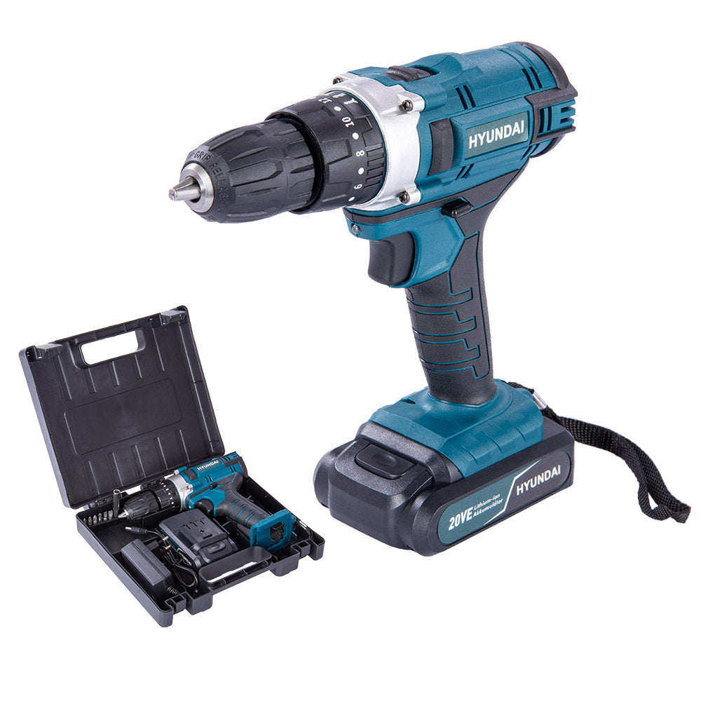 Hyundai HYD-20VE-Li Akkus fúró ütvefúró-csavarozó 1 db akkumulátorral 1500 mAh