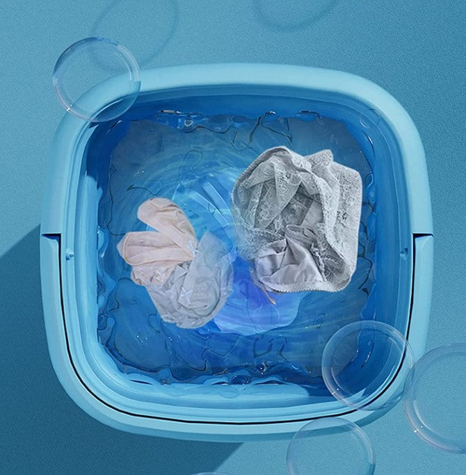 FoldyWash™ – Összecsukható Hordozható Mini Mosógép