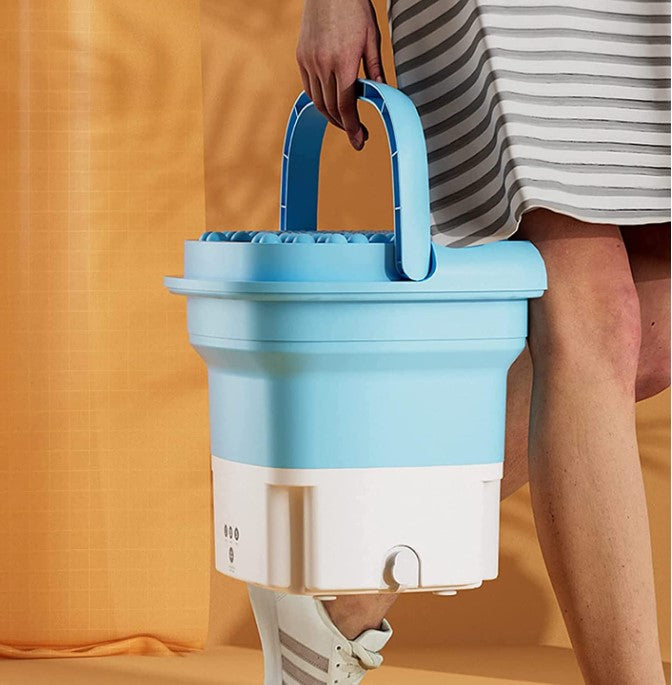 FoldyWash™ – Összecsukható Hordozható Mini Mosógép