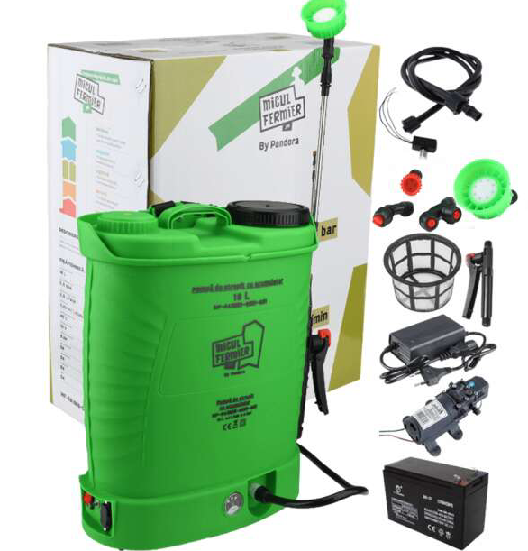 Akkumulátoros permetező 20L, 12V, 5,5 Bar