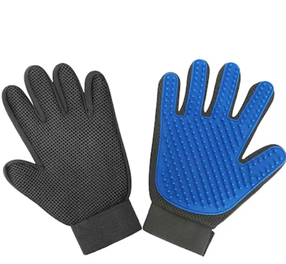 Kesztyű állati szőr tisztítására