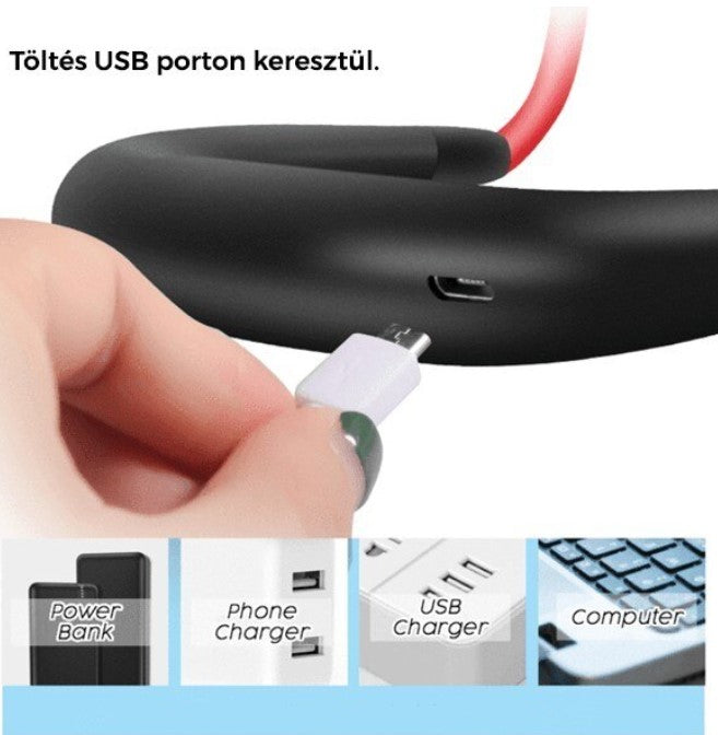 Nyakba akasztható Pengementes ventilátor