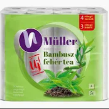 MüllerLux 4 rétegű WC papír