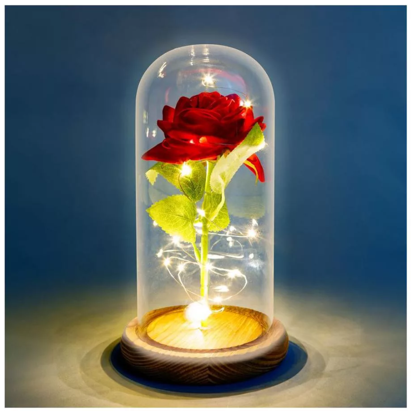 Örökrózsa LED-del - 11,5 x 22 cm