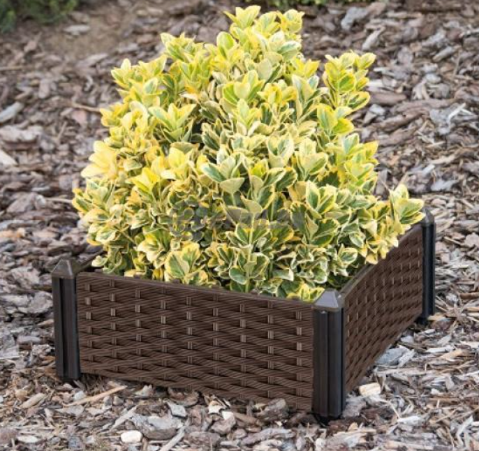 Műanyag Virágosláda - Rattan