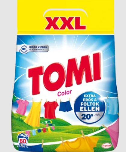 Tomi Color XXL Mosópor 60 mosás 3,3kg