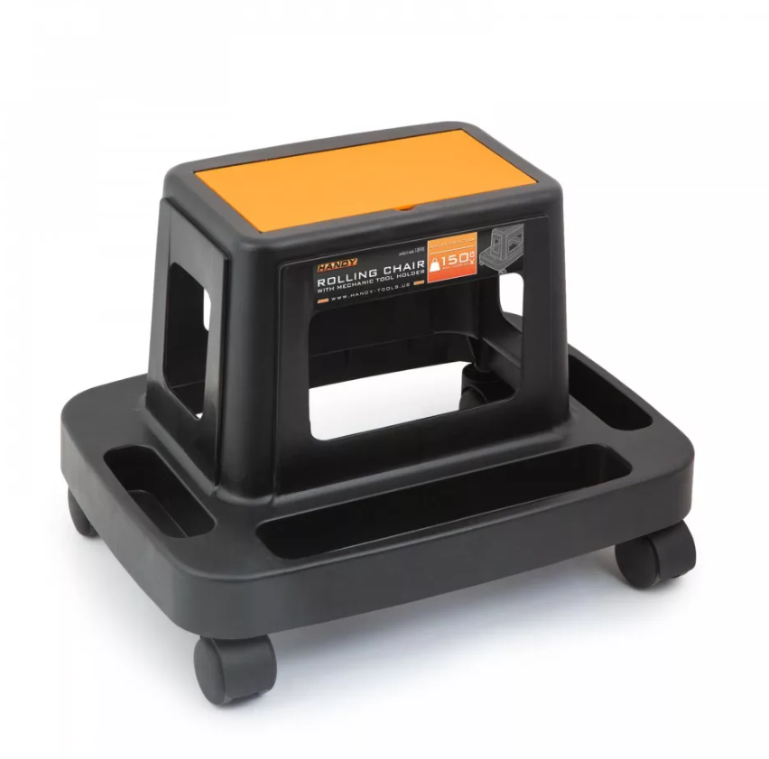 Gurulós Szerelőszék Szerszámtartóval