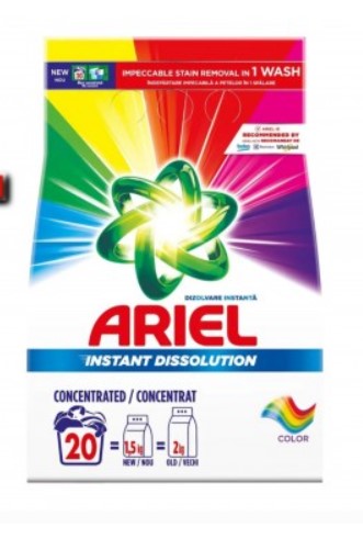 Ariel Color Automata mosópor, koncentrált formula 1,5kg