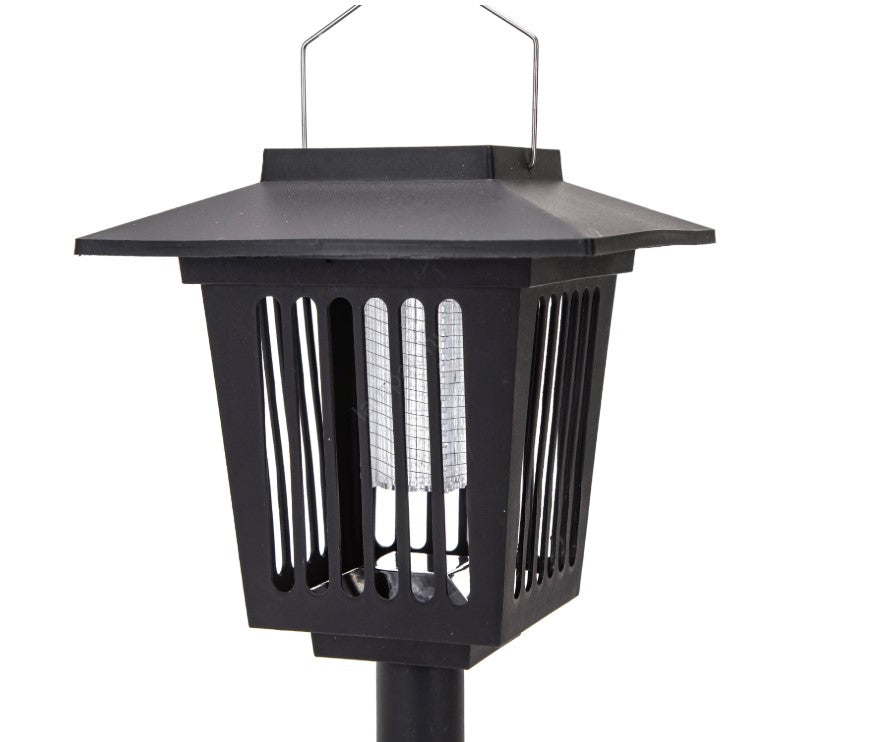 Napelemes Szúnyogriasztó Lámpa – Kerti LED Rovarcsapda UV Fénnyel