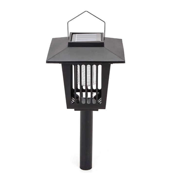 Napelemes Szúnyogriasztó Lámpa – Kerti LED Rovarcsapda UV Fénnyel