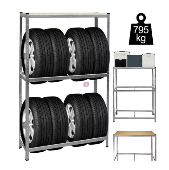 Abroncstároló Állvány  120x40x180cm