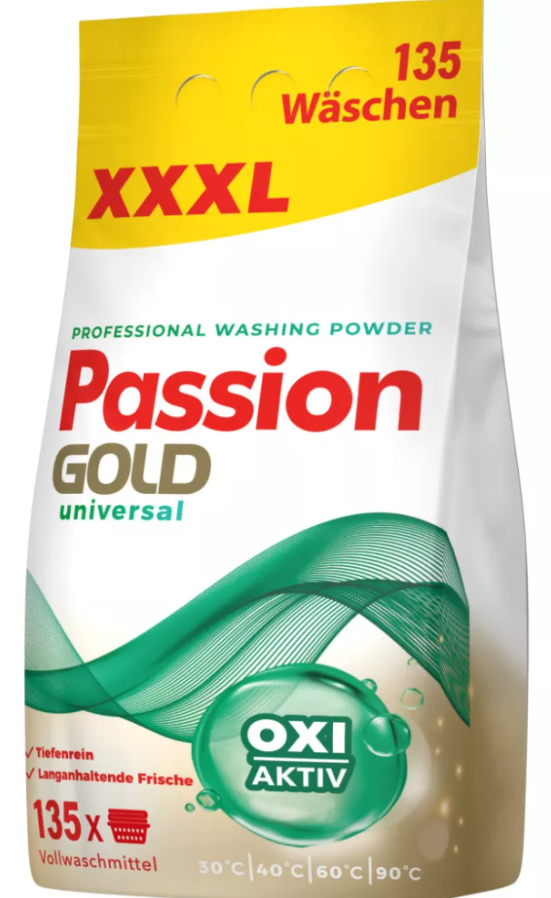 Passion Gold Universal XXXL Mosópor – 135 mosás