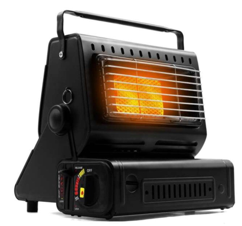 Kemping Gázfűtő Hősugárzó – Szabályozható Fűtéssel, Védőrácsos Kivitellel