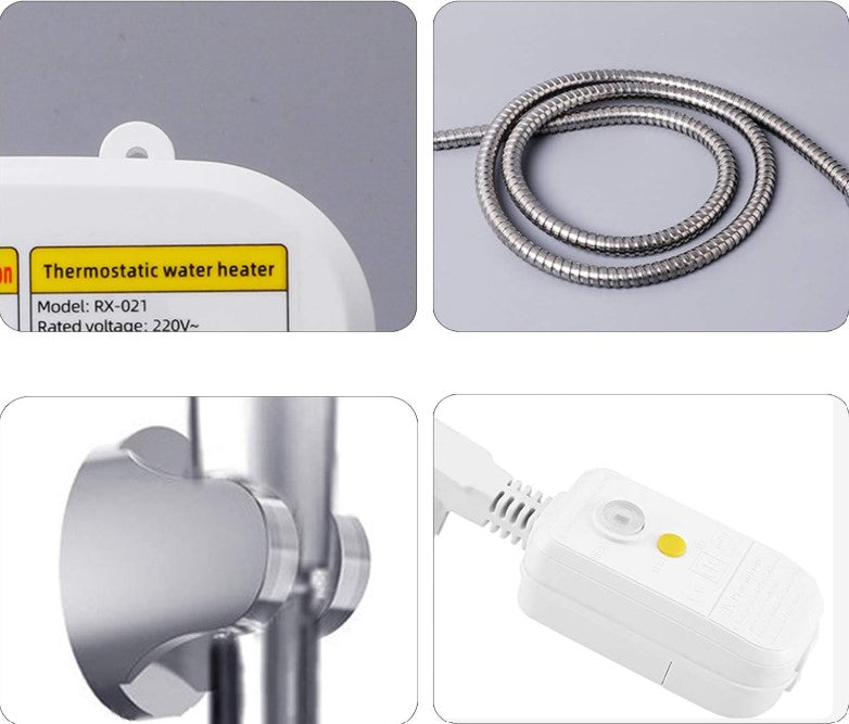 Azonnali elektromos zuhanymelegítő – digitális hőfok, 3500W