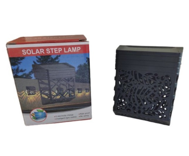 Solar DecoStep – Mintás Napelemes Kültéri Lépcső- és Falilámpa