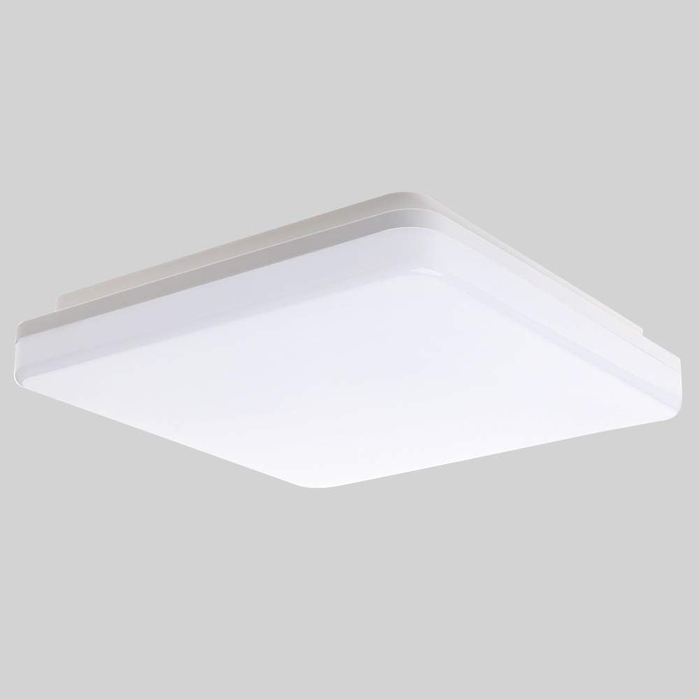 LED Mennyezeti Panel 24W Lámpa – E27 Kompatibilis – 17cm Átmérő – Kocka Forma