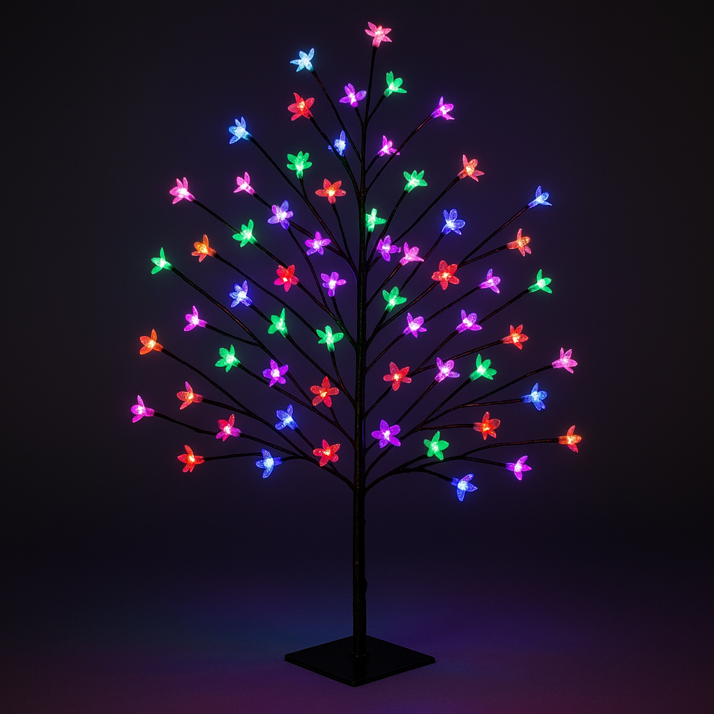 LED Sakura virágfa 150 cm – Színes fény