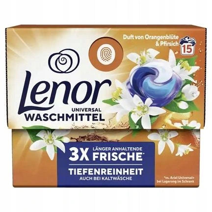 Lenor Universal Mosókapszula – Orange Blossom & Peach (15 mosás)