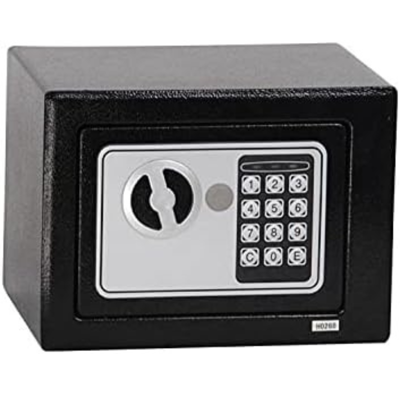 Digitális elektronikus széf T-17 doboz, fekete