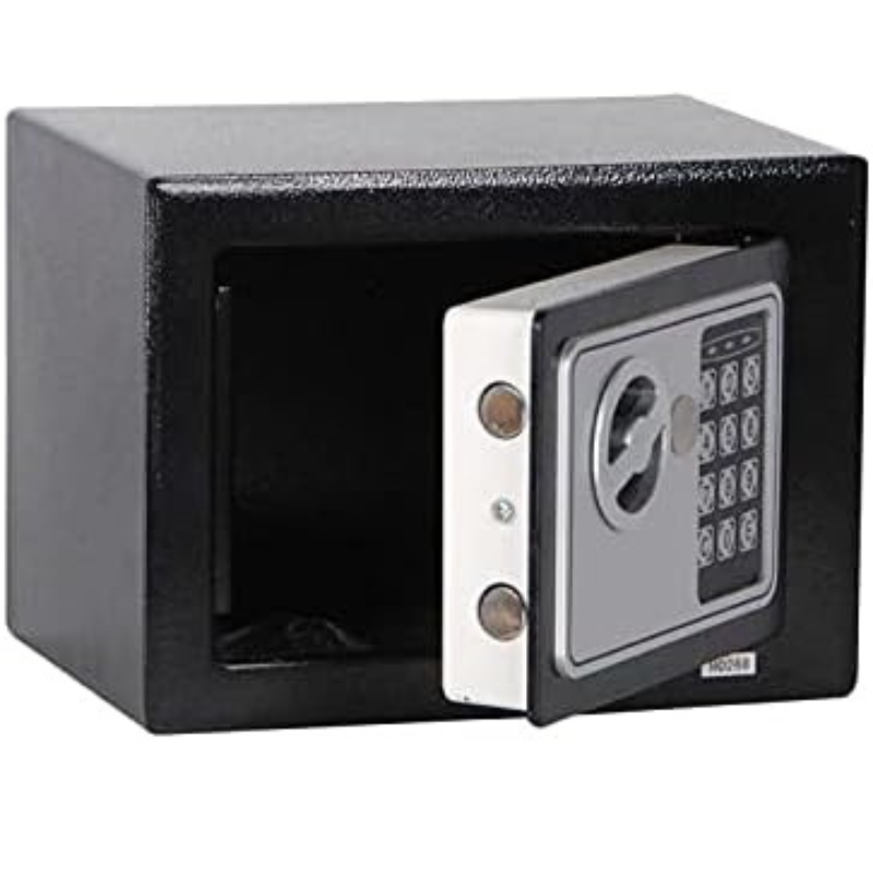 Digitális elektronikus széf T-17 doboz, fekete