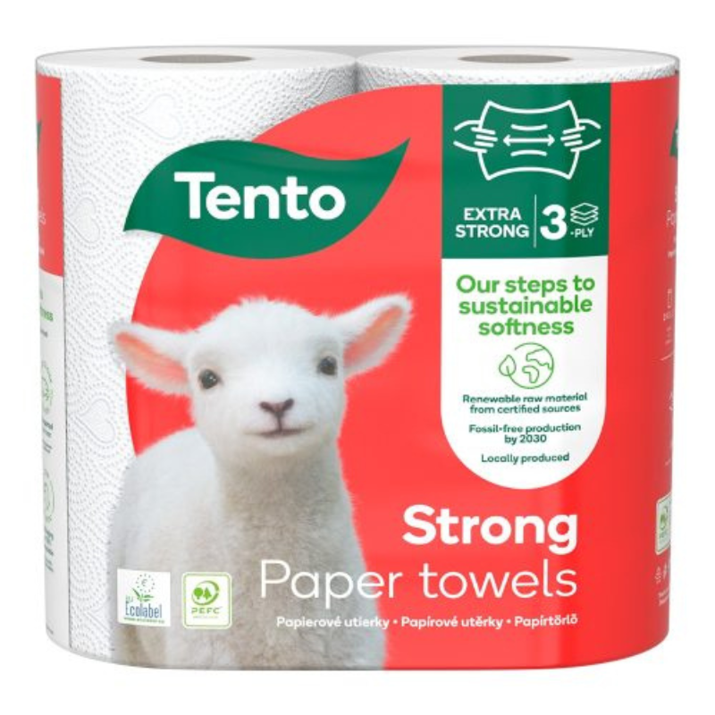 Tento Extra Strong papírtörlő 3 réteg 2 tekercs