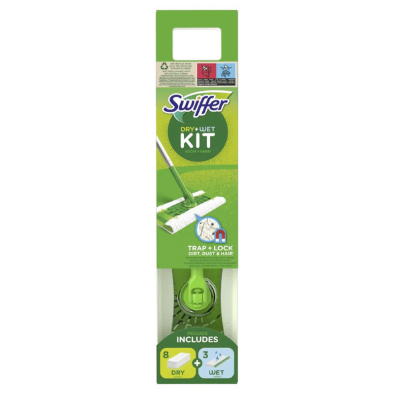 Swiffer Sweeper Kezdőkészlet száraz+nedves törlőkendővel